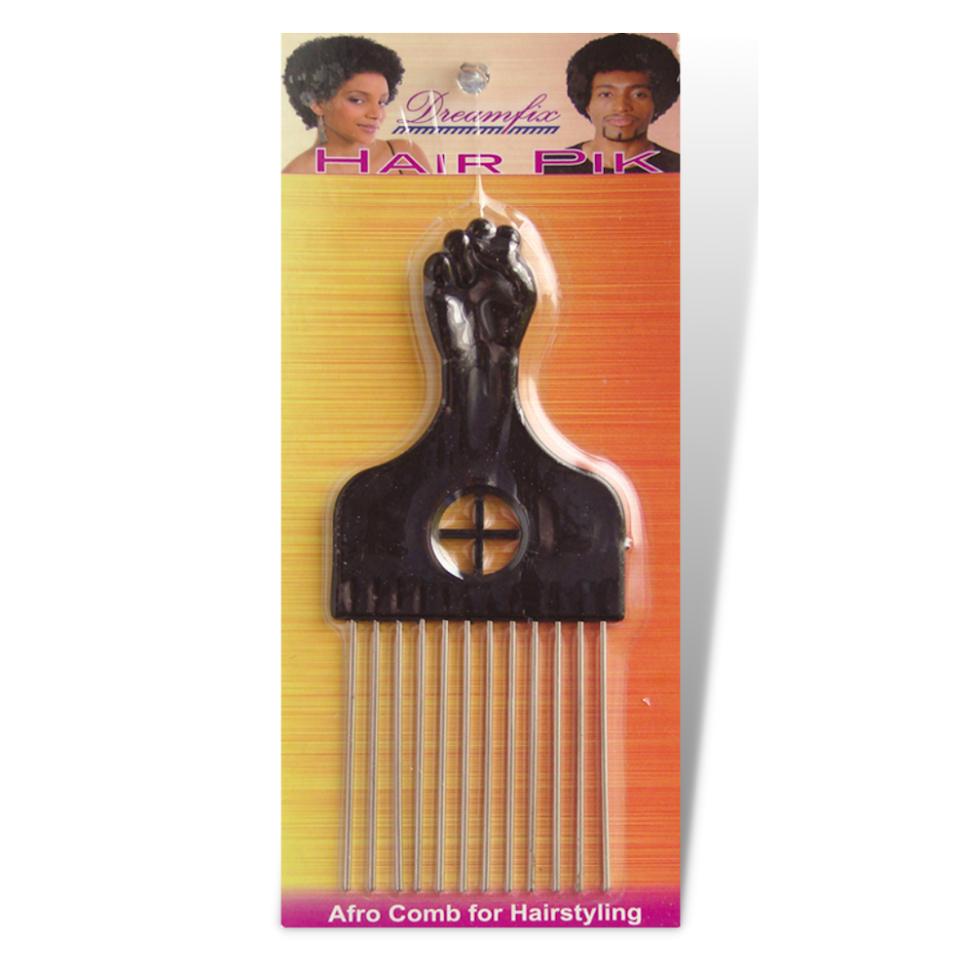 Afro hår kam (metall)