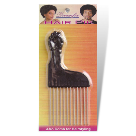 Afro hår kam (metall)