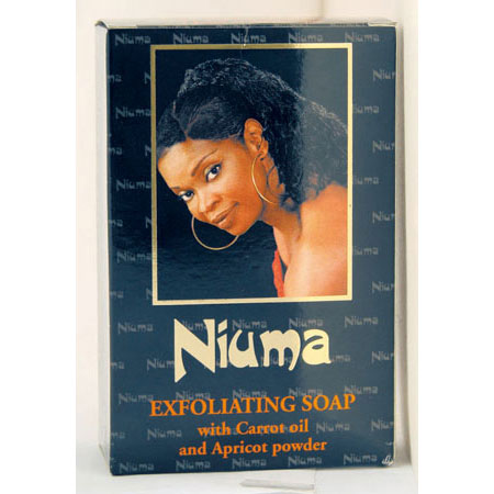 Niuma Exfoliating Soap With Carrot oil and Apricot powder 200g