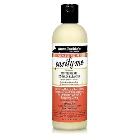 Aunt Jackie's Curls & Coils Flaxseed Recipes Purify Me Moisturizing Co-Wash Cleanser 355ml