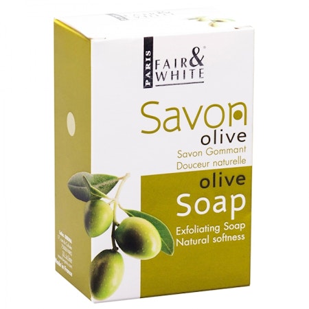 Fair & White Olive Exfoliating Soap 200g