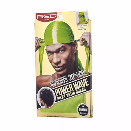 RED By Kiss: Power Wave DUO Durag -Green