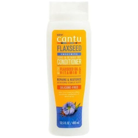 Cantu Natural Flaxseed Conditioner Leave_in or rinse out  13.5oz