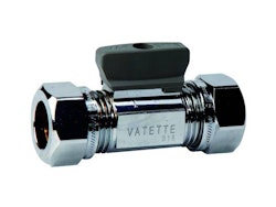 Vatette Kulventil Rak - 15x10