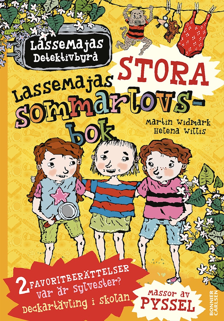 LasseMajas stora sommarlovsbok - finns i God gärnings designbutik