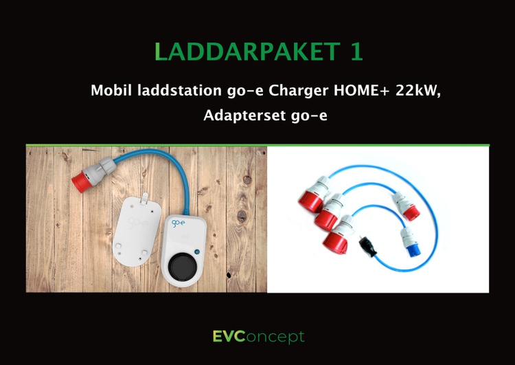 Laddarpaket 1 go-e (Beställningsvara)