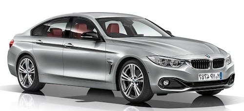 Solfilm BMW 4-serie Gran Coupé. Färdigskuren solfilm till alla BMW från EVOFILM®.