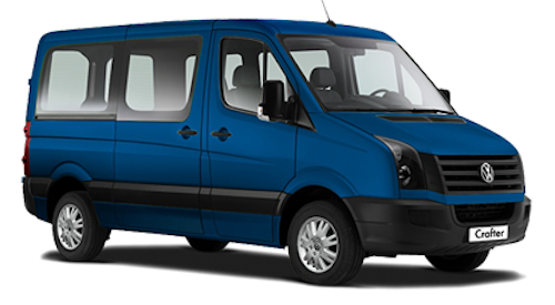 Solfilm till Volkswagen Crafter Kombi. Solfilm till alla Volkswagen bilar från EVOFILM®.