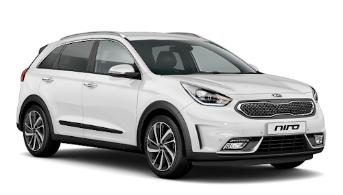 Solfilm till Kia Niro. Färdigskuren solfilm till alla Kia bilar.