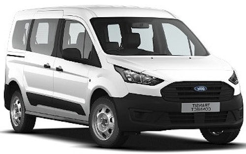 Solfilm till Ford Transit Connect L2.