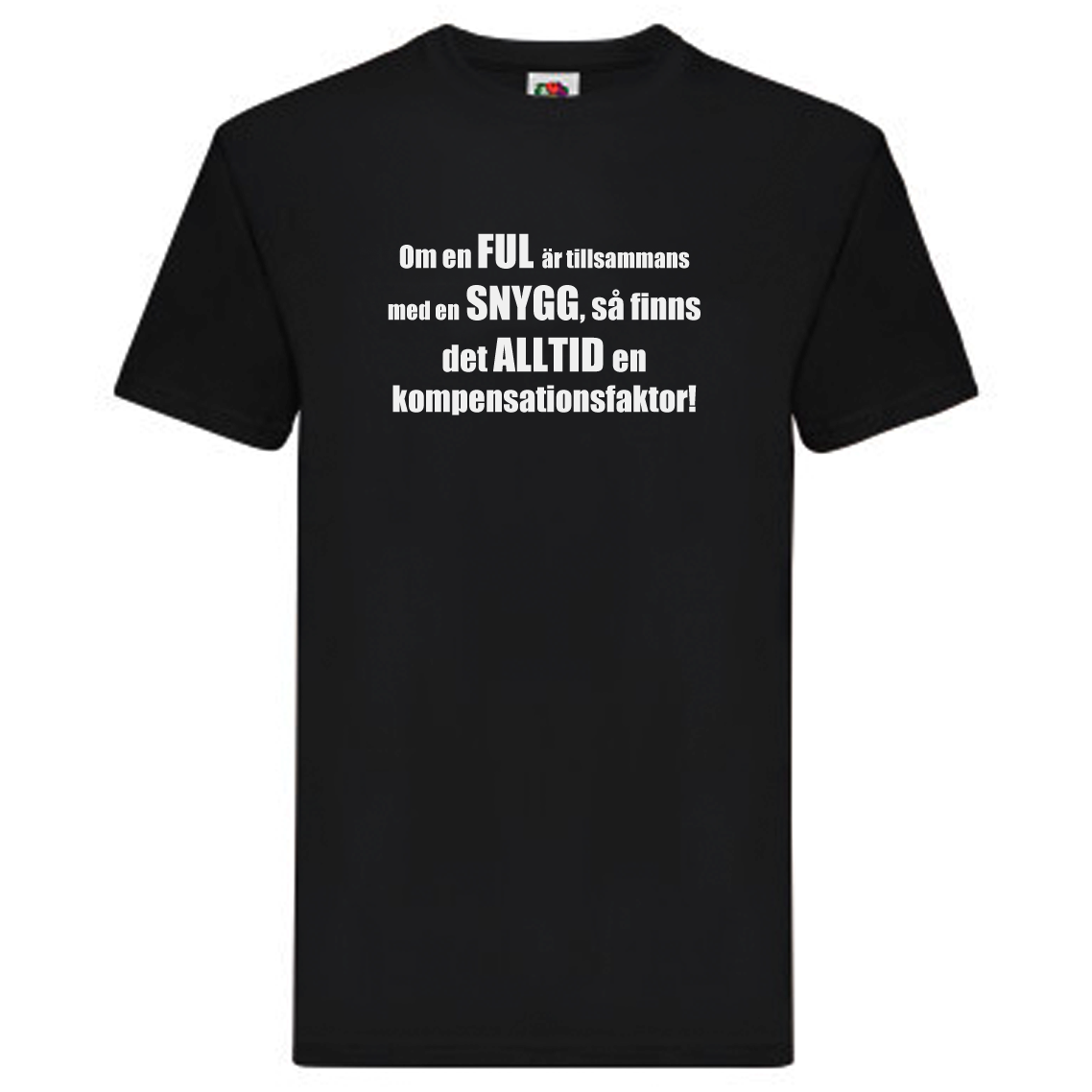 T-Shirt - Om en ful är tillsammans med en snygg, Solsidan