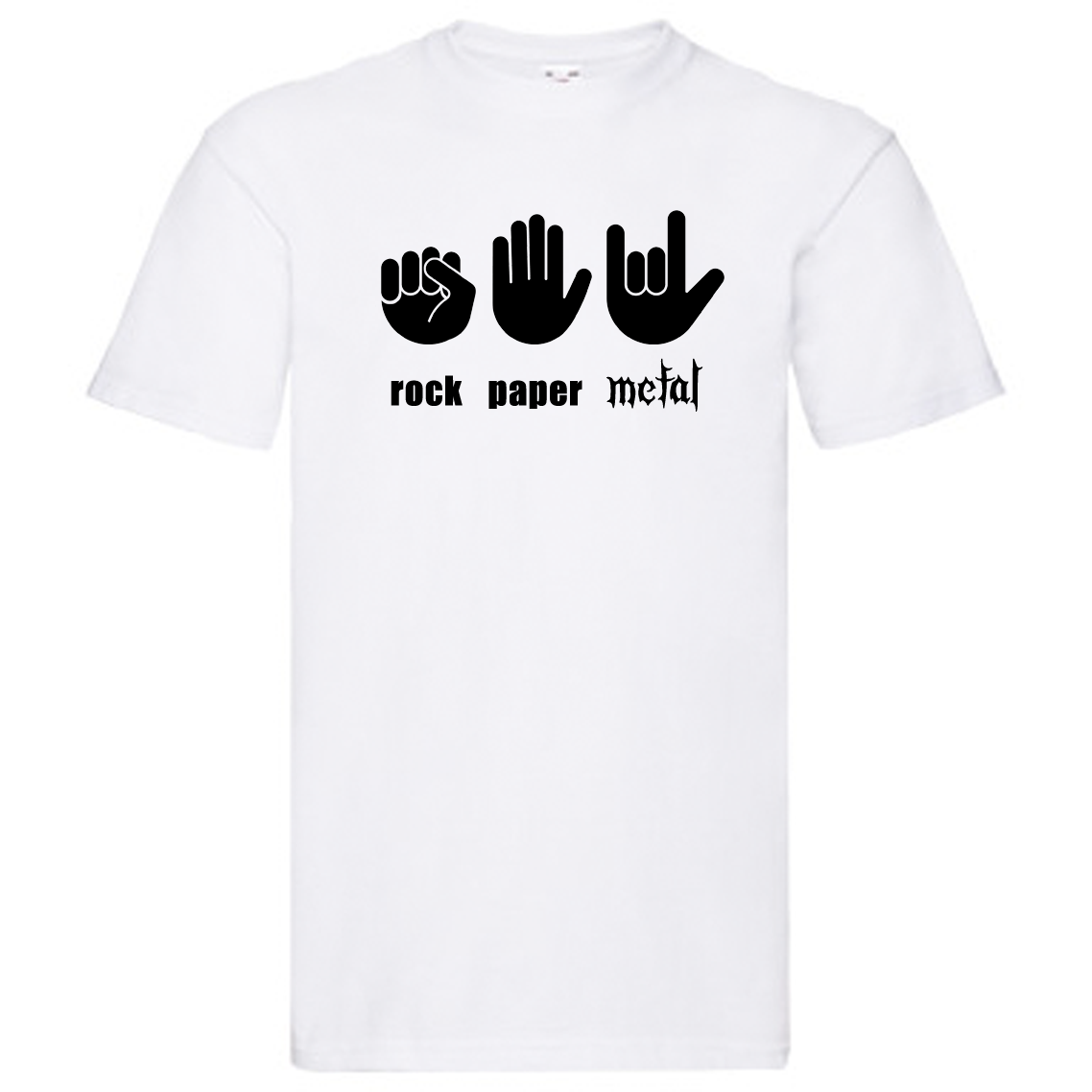 T-Shirt - Rock, paper, metal
