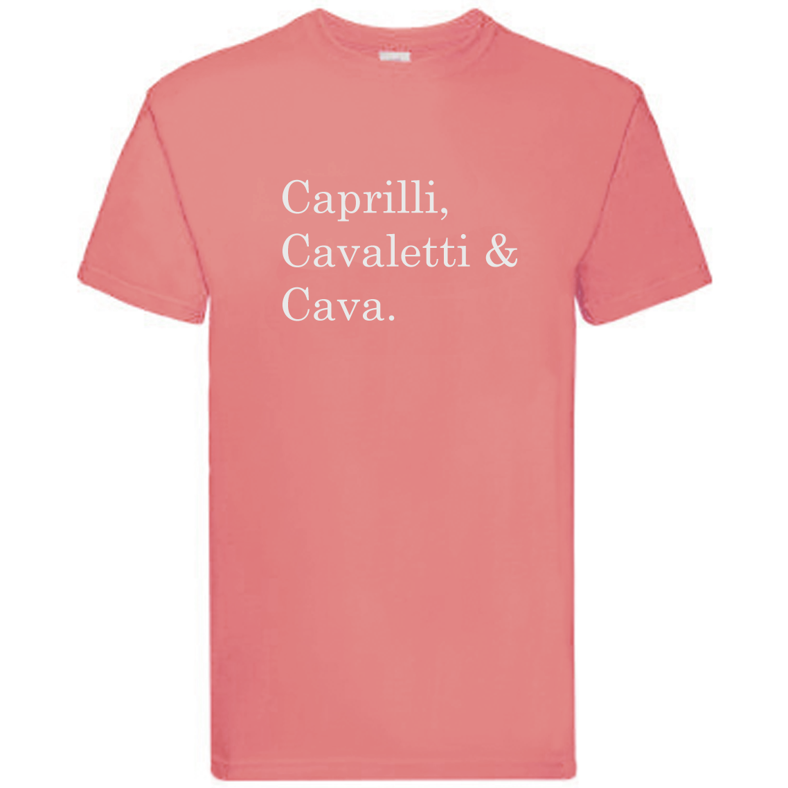 T-Shirt - "Caprilli, Cavaletti & Cava"