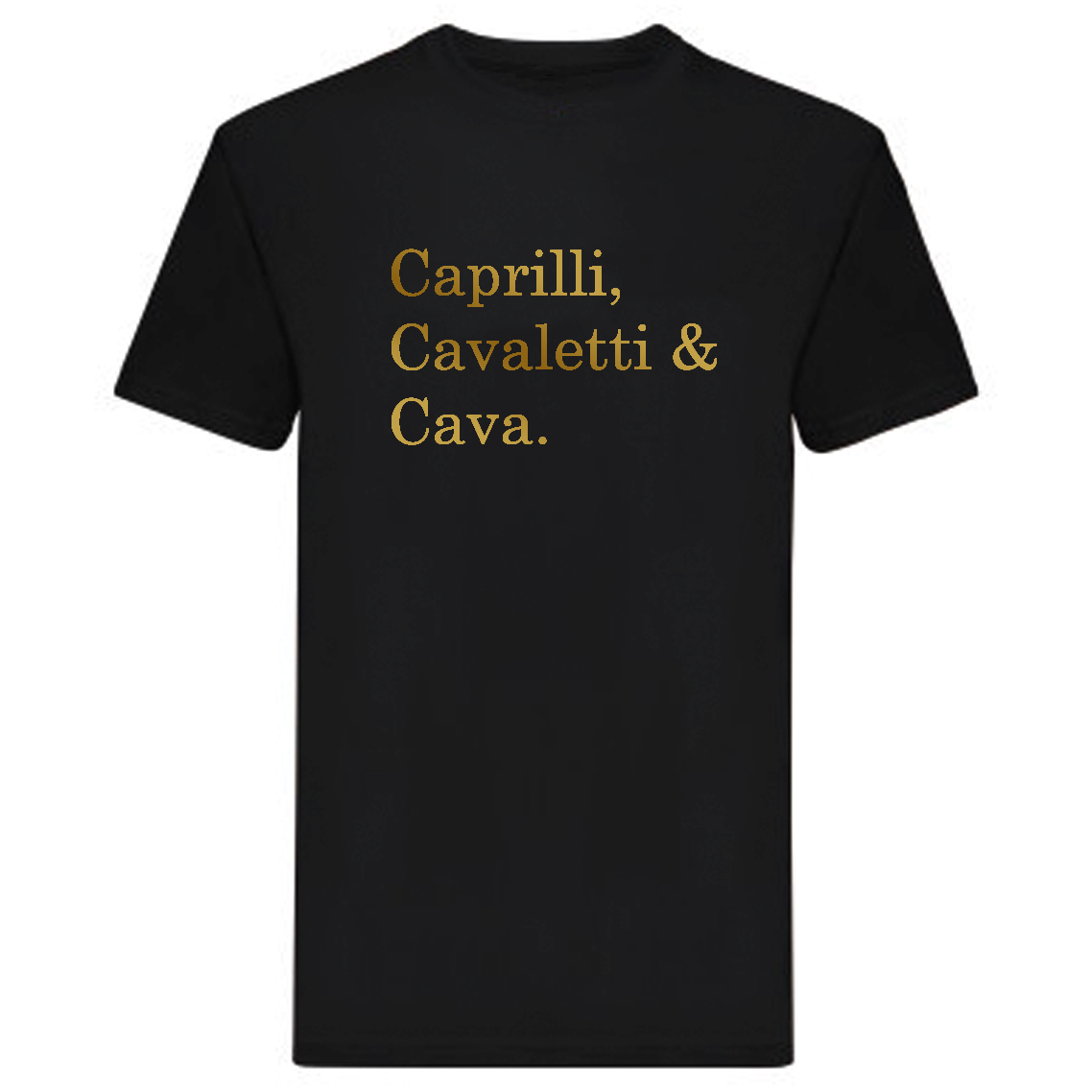 T-Shirt - "Caprilli, Cavaletti & Cava"