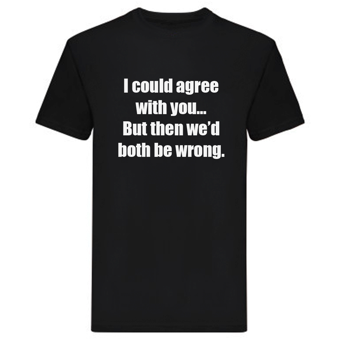 T-Shirt - I could agree with you, but then we'd both be wrong