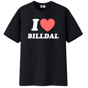 T-Shirt - "I Love Billdal"