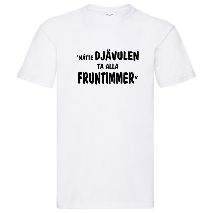 T-Shirt, "Fruntimmer", Svenska Citat