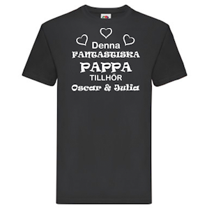 T-Shirt - "Denna Fantastisk Pappa"