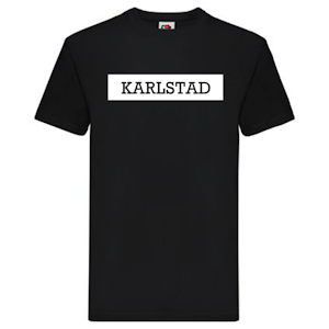 T-Shirt - Karlstad, SvenskaStäder