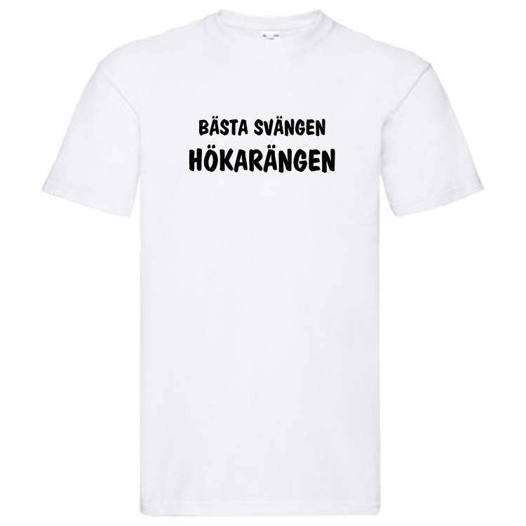 T-Shirt, "Bästa svängen, Hökarängen", Svenska Citat