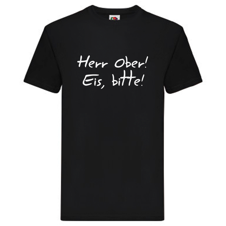 T-Shirt, "Herr Ober, Eis bitte!", Svenska Citat