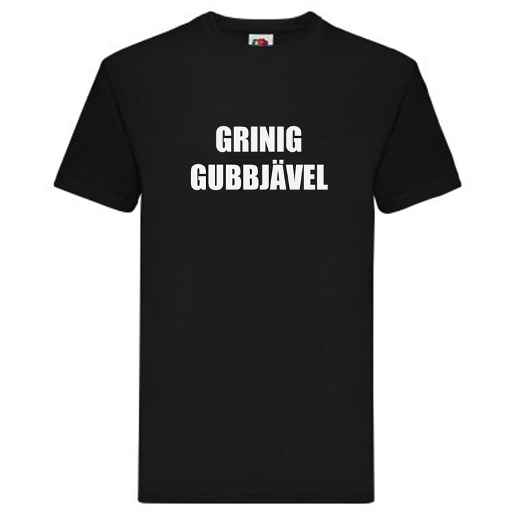 T-Shirt - GRINIG GUBBJÄVEL