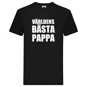 T-Shirt - Världens bästa pappa