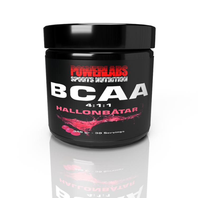 Powerlabs BCAA - Hallonbåtar (Nytt namn, Raspberry Lemonade)