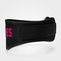 Womens gym belt, Black/pink