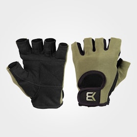 Basic Gym Gloves, Khaki Green