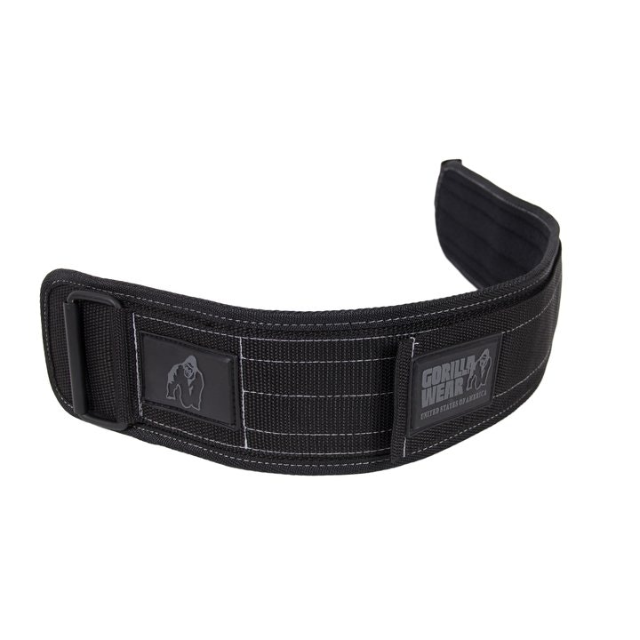 Gorilla Wear - 4 Inch Nylon Belt, black
