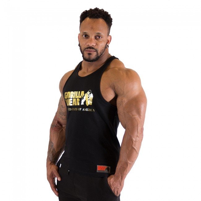 Gorilla Wear - Classic Tank Top, black/gold