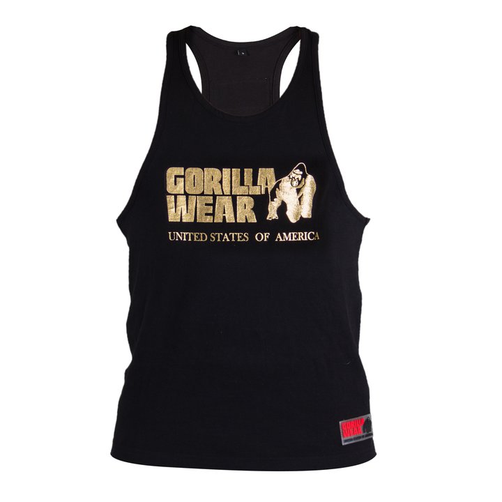 Gorilla Wear - Classic Tank Top, black/gold