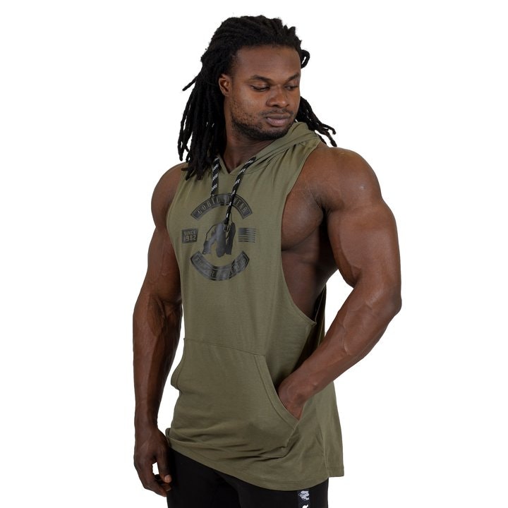 Lawrence Hooded Tank Top, army green