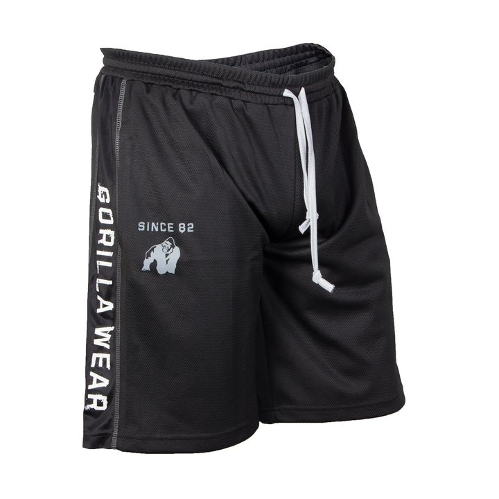 Functional Mesh Shorts, black/white