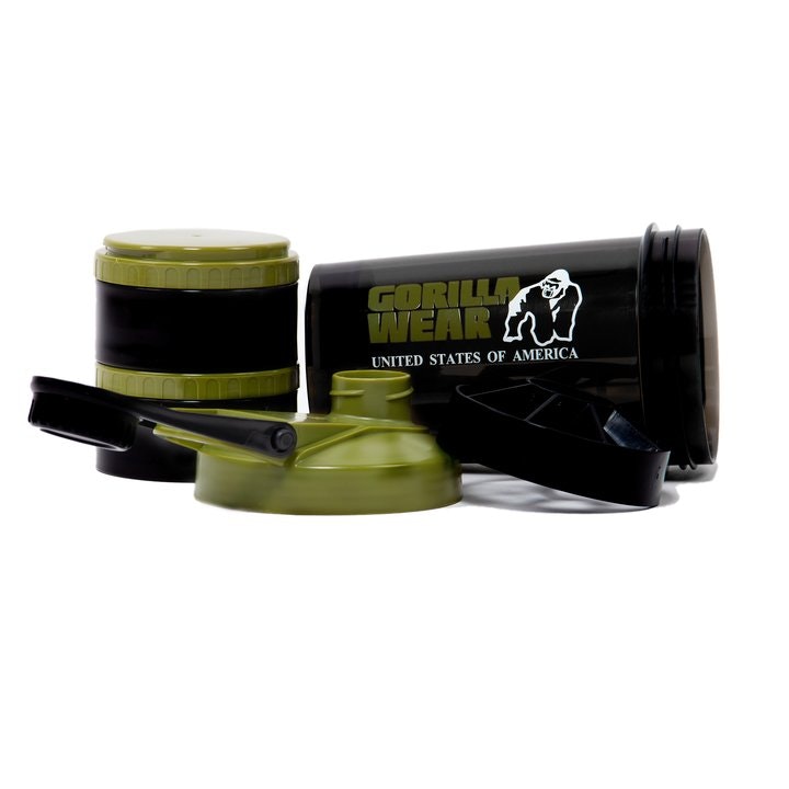 Shaker 2 Go 760 ml, black/army green