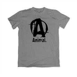 ANIMAL Basic Logo T-Shirt - Grey