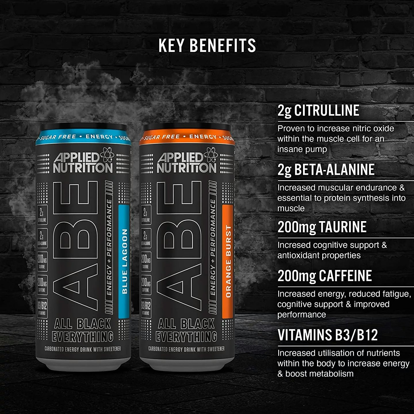 Applied - ABE energy drink Pwo - 330ml