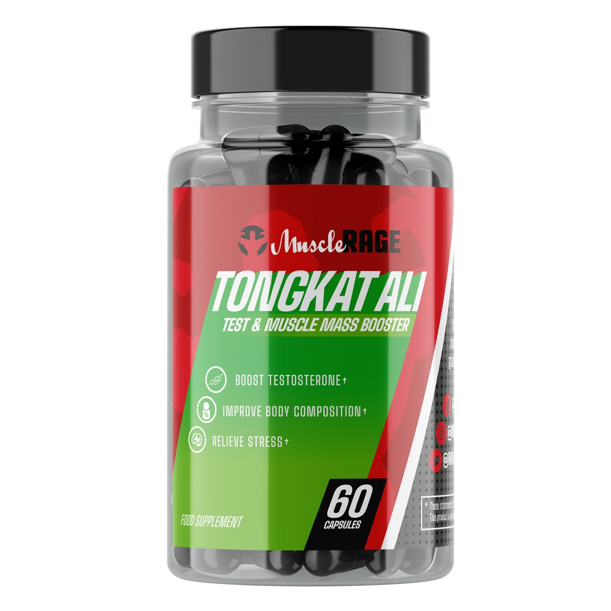 Muscle rage - Tongkat Ali - 60 caps