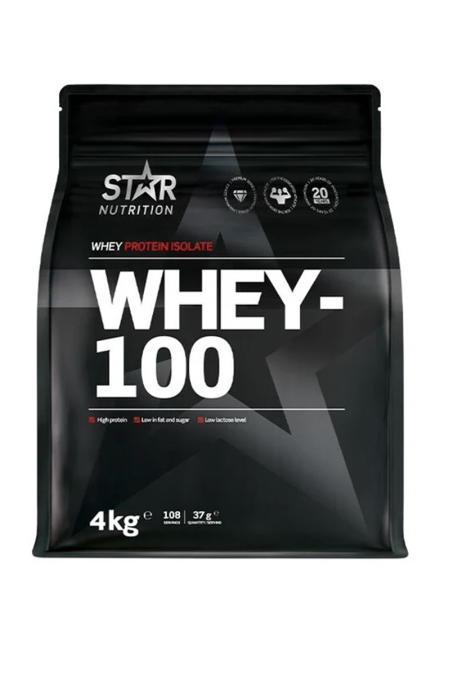 Star Nutrition - Whey-100 Vassleprotein 4kg