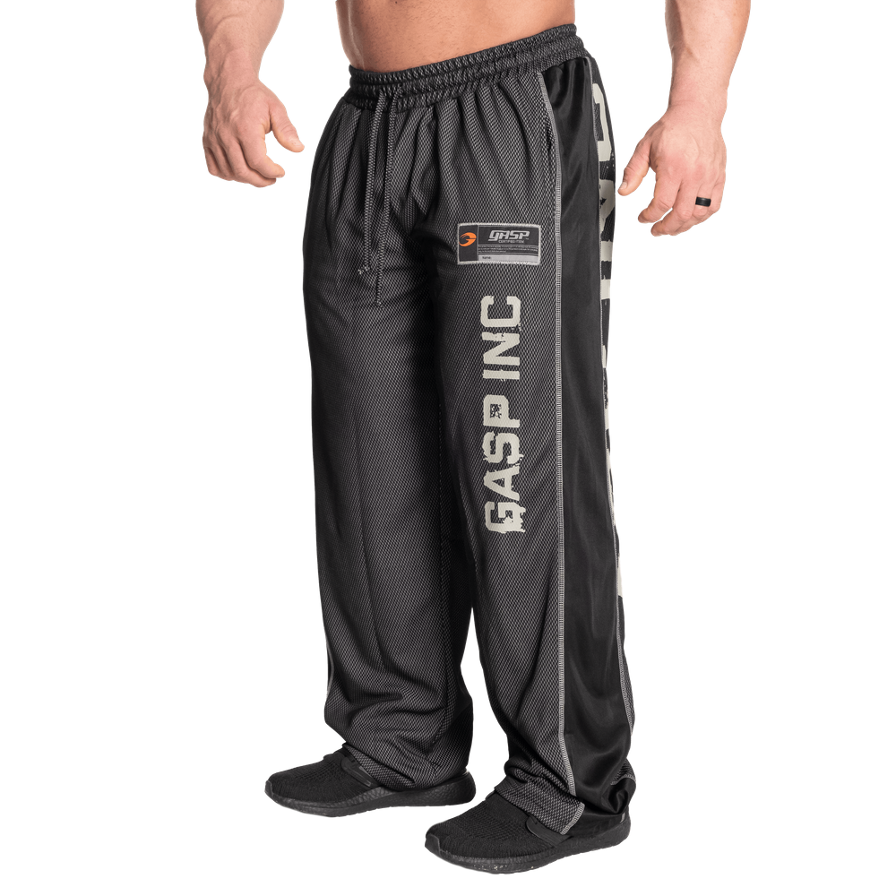 GASP - No1 mesh pant, Black