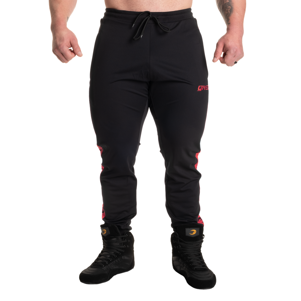 Gasp - Track Suit Pants, Black/Red