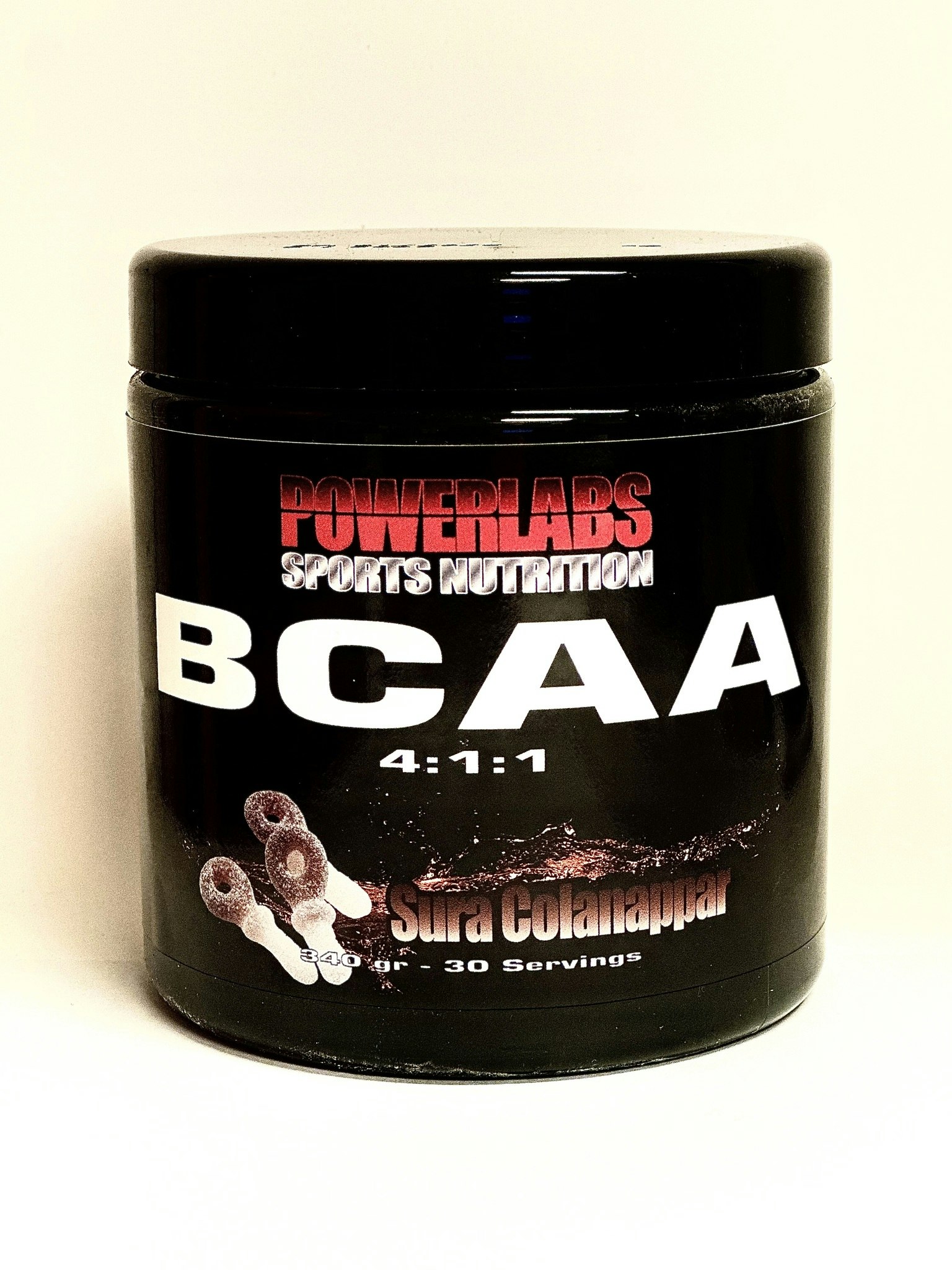 Powerlabs BCAA - Sura colanappar 30serv