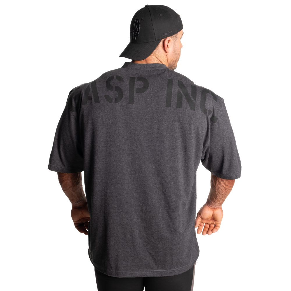 Gasp - Division Iron Tee, Dark Grey Melange