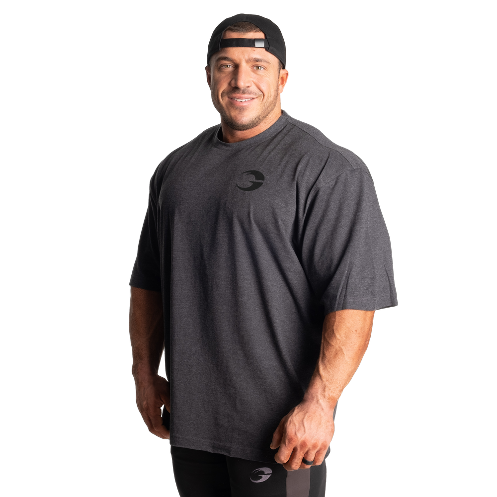 Gasp - Division Iron Tee, Dark Grey Melange