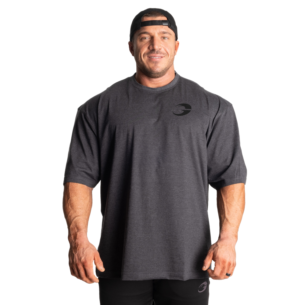 Gasp - Division Iron Tee, Dark Grey Melange