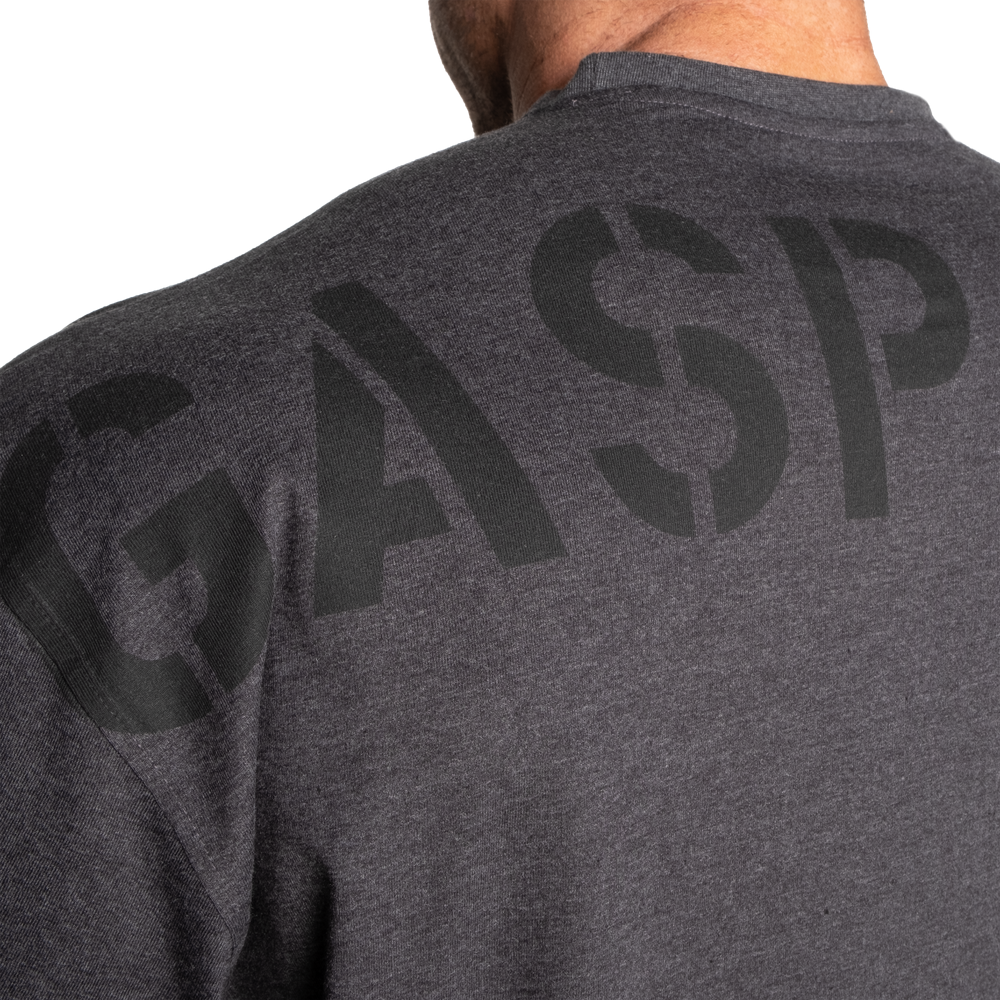Gasp - Division Iron Tee, Dark Grey Melange