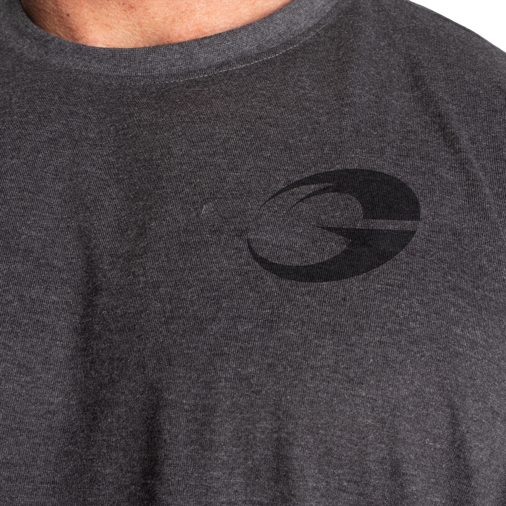 Gasp - Division Iron Tee, Dark Grey Melange