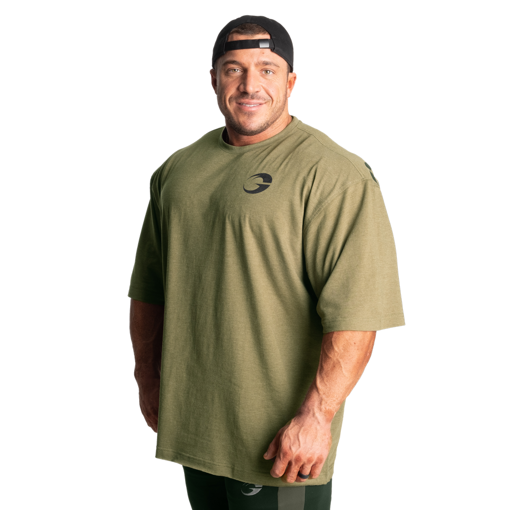 Gasp - Division Iron Tee, Army Green Melange