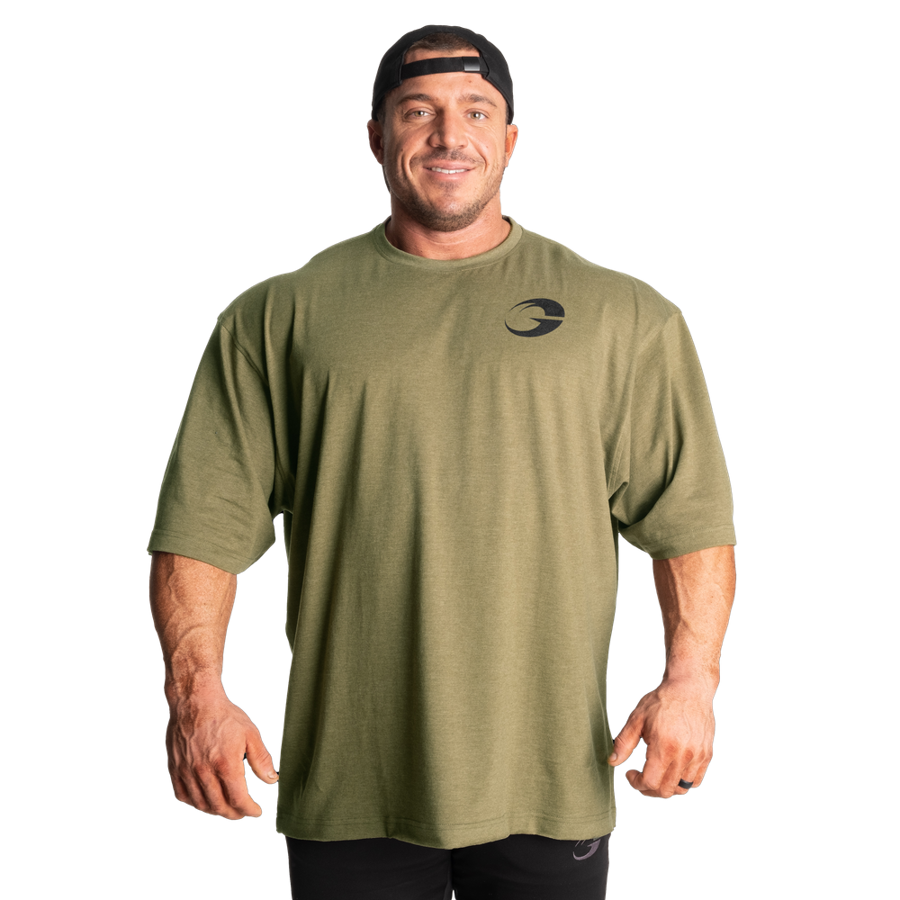 Gasp - Division Iron Tee, Army Green Melange